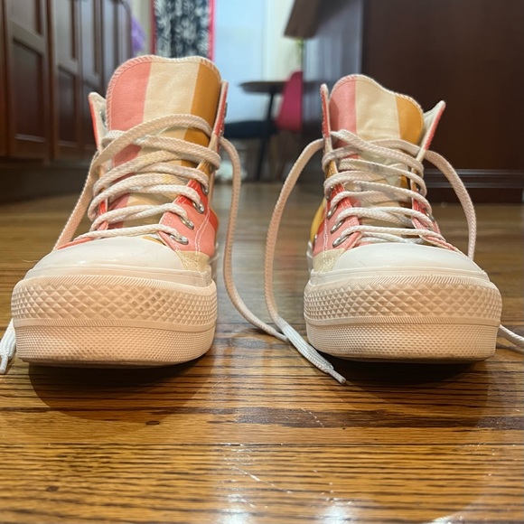 Converse Women's Chuck Taylor Allstar Lift Platform Sneakers Summer Spirit Sz 10 - Picture 5 of 13